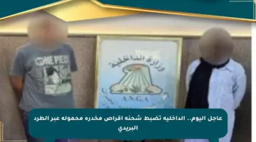 عاجل اليوم.. الداخلية تضبط شحنة أقراص مخدرة محمولة عبر الطرد البريدي